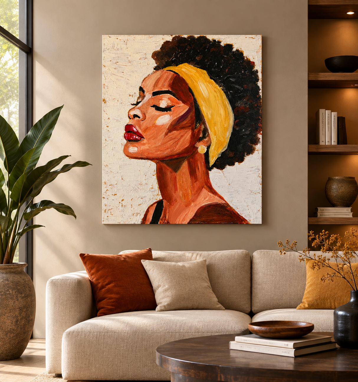 Inner Peace styled in an interior