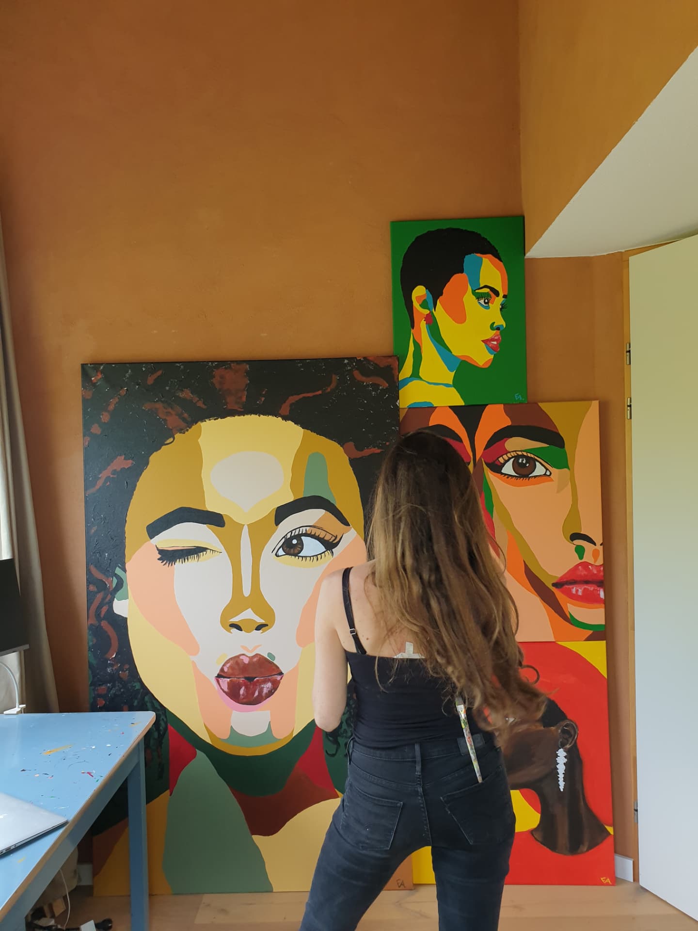 Inside Fabienne’s studio