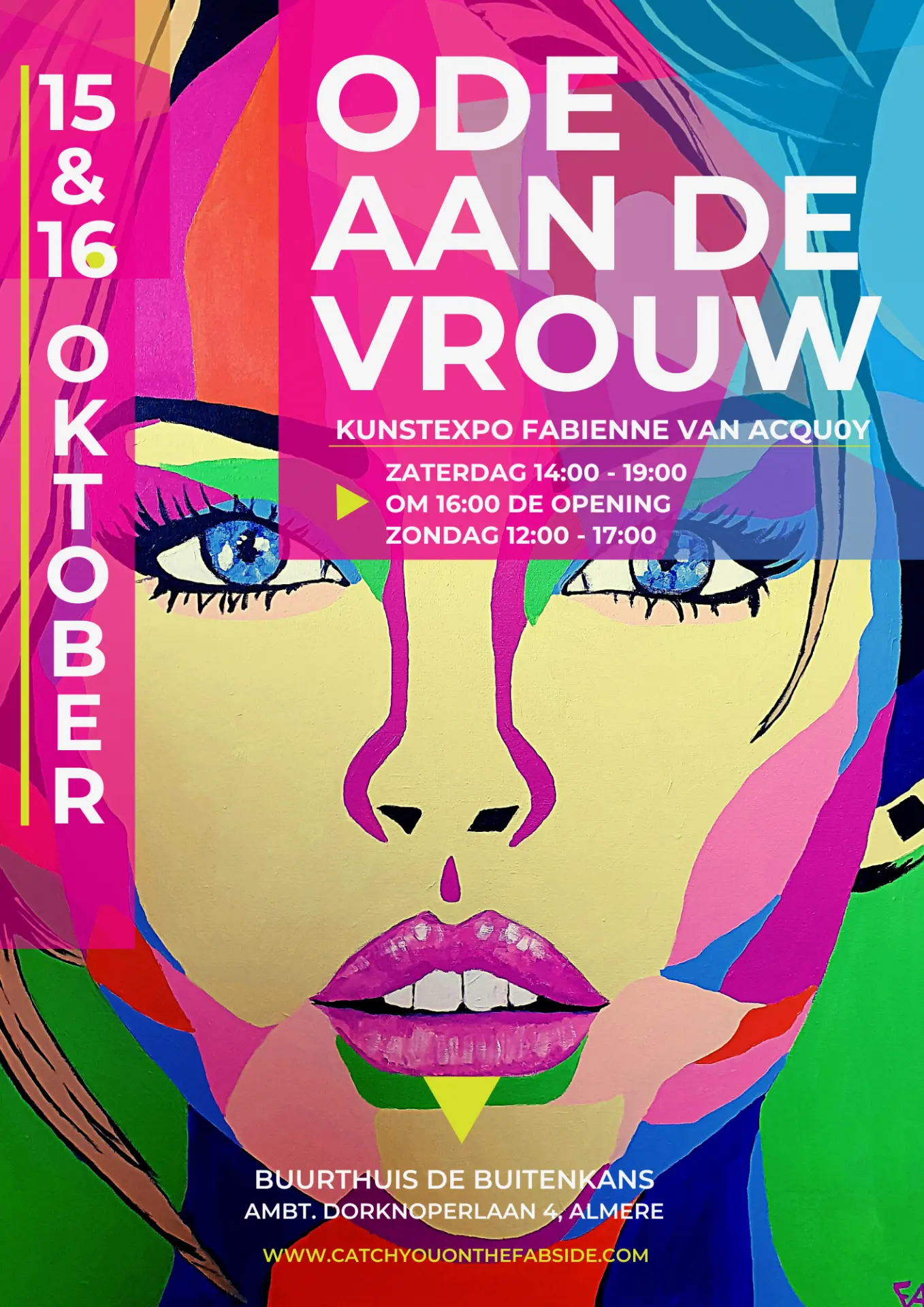 Expo poster Throwback to expo in 2022 — kunstexpo Fabienne van Acquoy