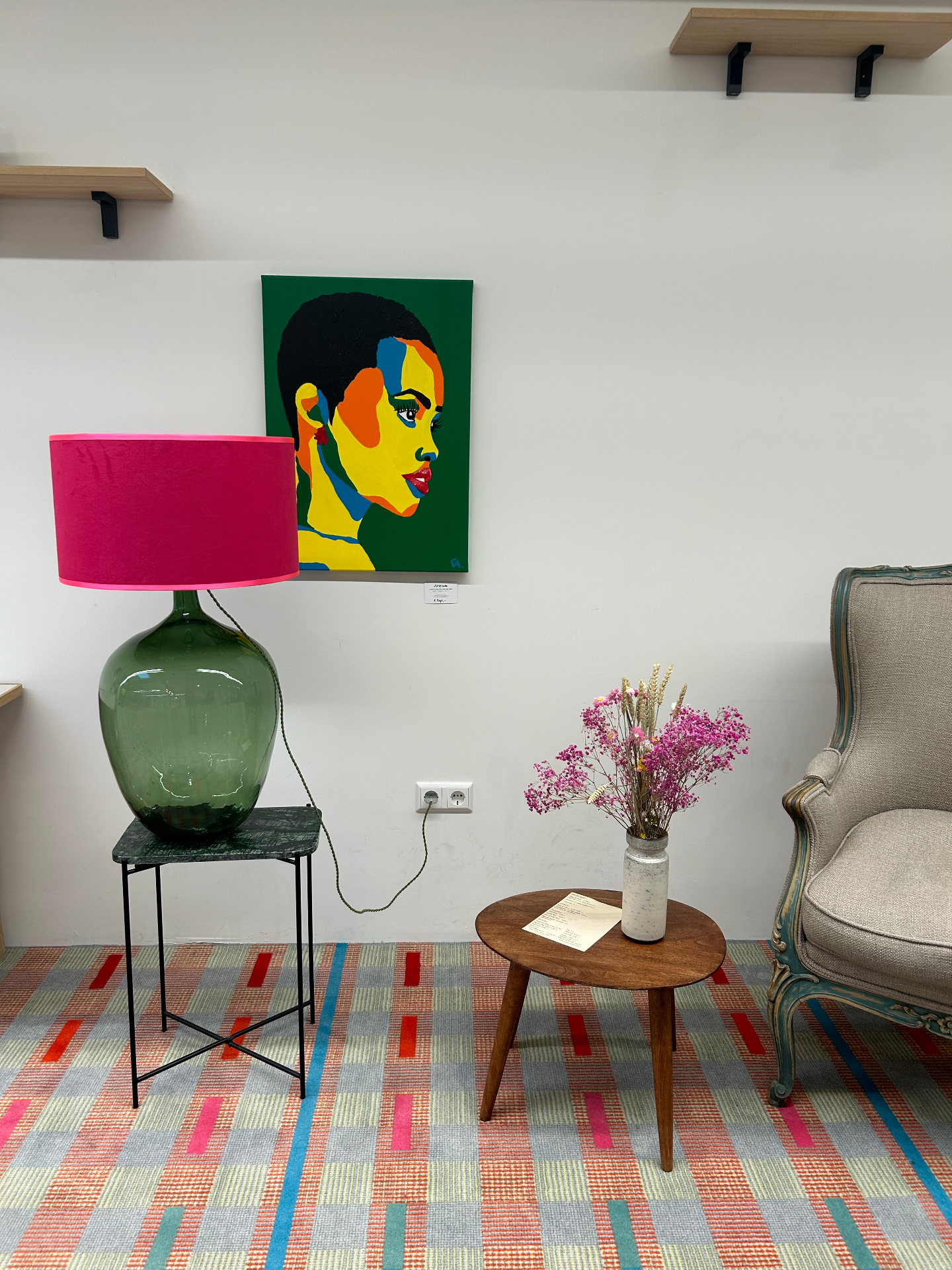 Spring styled in an interior